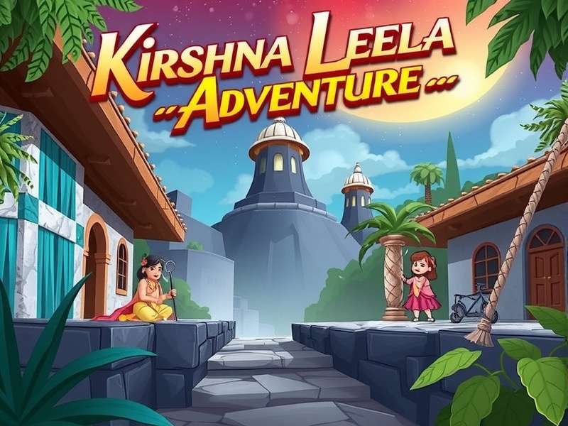 Krishna Leela Adventure Game Cover Art